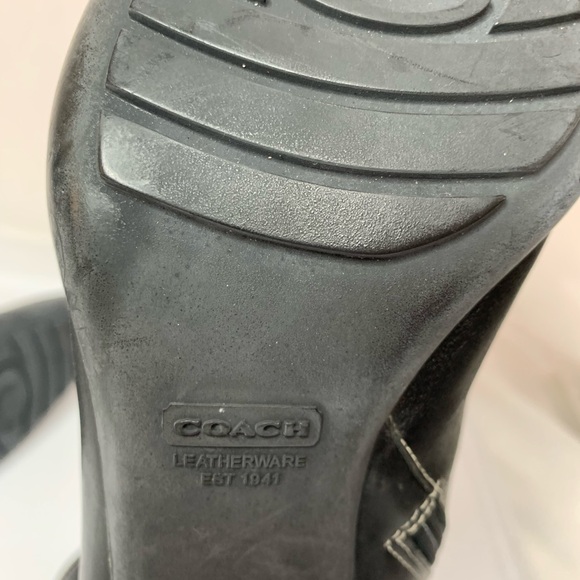 Coach Jeanne ankle boots size9B Italy pointed toes heels - Picture 5 of 10